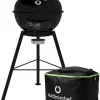 Outdoorchef Gas Kugelgrill City 420 G SE Black mit Tragetasche Gasgrill mit Stahlgrillrost Clearance