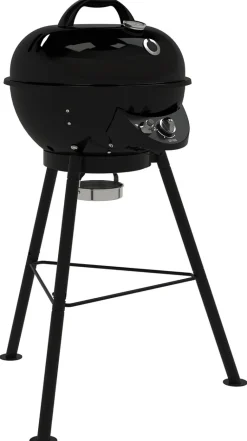 Outdoorchef Gas Kugelgrill City 420 G SE Black mit Tragetasche Gasgrill mit Stahlgrillrost Clearance