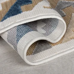 Outdoor-Teppich Orient Natur-Bunt 120 x 170 cm - LAGAN | ^ KADIMA DESIGN Best