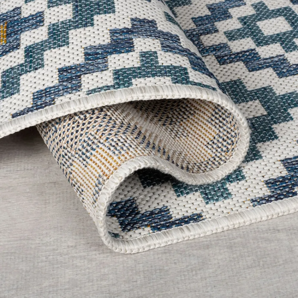 Outdoor-Teppich Rauten Ø160 cm - FLEET | ^ KADIMA DESIGN Hot