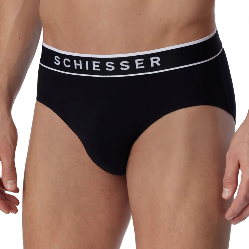 Schiesser 6PACK Rio-Sip "95/5" Herren Sip Schwarz Best