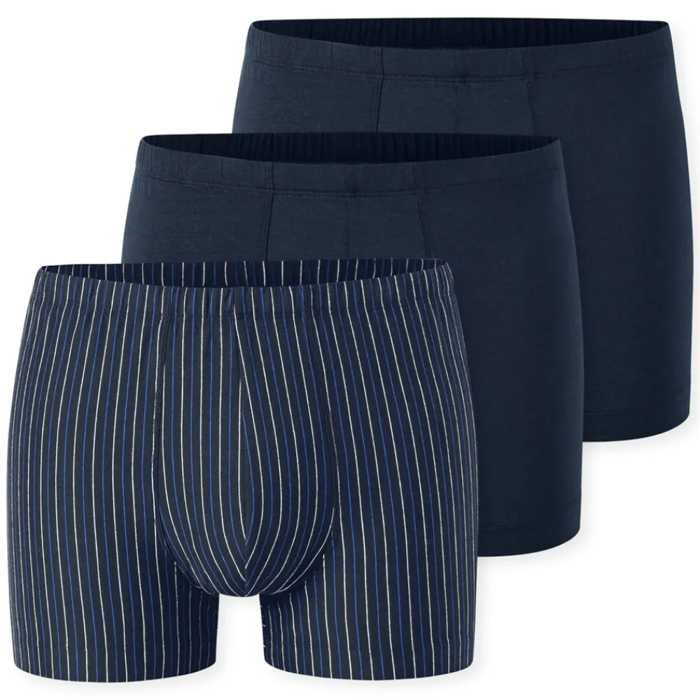 Schiesser 3PACK hort "95/5" Herren Boxerhort Blau Sale