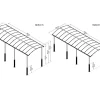 - Canopia | Alpine 3.6 X 9 Carport Wohnmobil in Grau ^ PALRAM Best