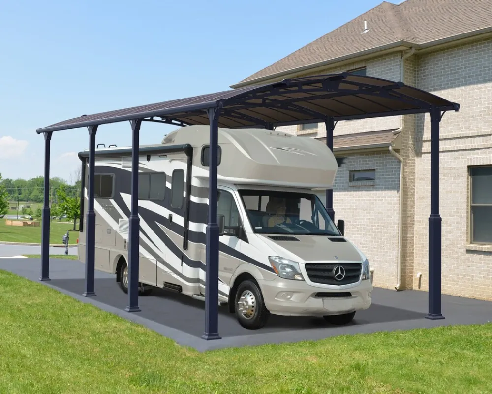- Canopia | Alpine 3.6 X 9 Carport Wohnmobil in Grau ^ PALRAM Best