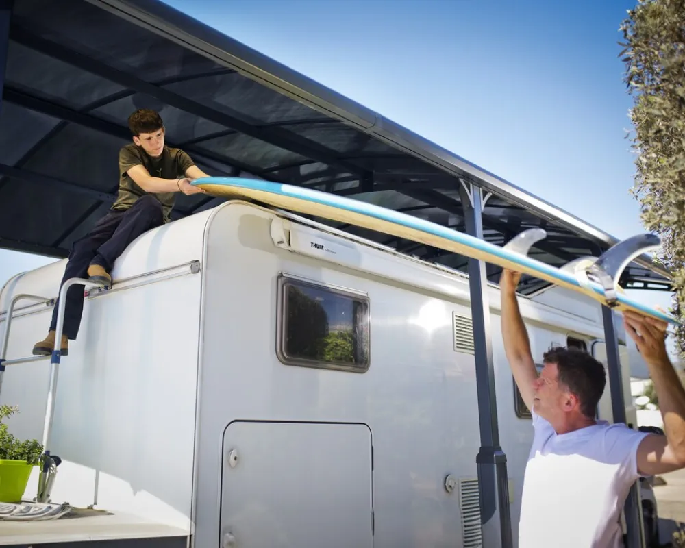 - Canopia | Alpine 3.6 X 9 Carport Wohnmobil in Grau ^ PALRAM Best