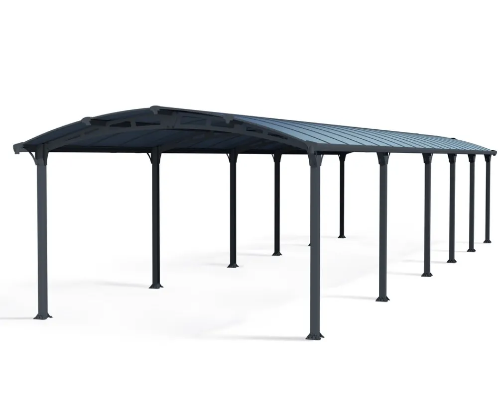 Canopia Arcadia Carport Grau 3.6x13 grau ^ PALRAM Discount