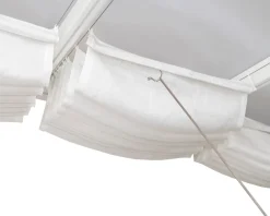- Canopia | Beschattung, Sonnensegel für 3x8.5 Terrassenüberdachung, weiß ^ PALRAM