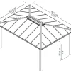 - Canopia | Dallas 4.3 X 4.9 Gartenpavillon, anthrazit ^ PALRAM Outlet