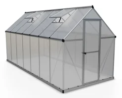 Canopia Palram - | Mythos 4.3 x 1.9 Gewächshaus, silber, Stegplatten Discount