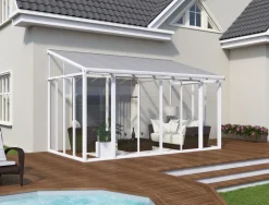 PALRAM - Canopia SanRemo Wintergarten, weiß in cm H 285-310 cm x B 295 cm x T 430 cm New