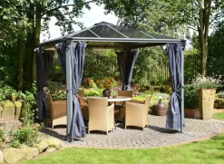 - Canopia | Vorhangset für 3 - 4m Pavillons, anthrazit ^ PALRAM Hot