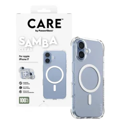 CARE by Fashionable Case Samba iPhone 17, Transparent/Weiß (CR22326) ^ PanzerGlass New