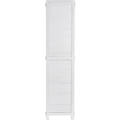 MCW Paravent -C30, Raumteiler Trennwand Sichtschutz, Shabby-Look Vintage, 170x243cm ~ weiß Sale