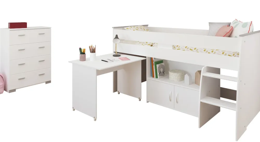 Parisot Kinderzimmer 2-teilig "Reverse 13" Weiß Hot
