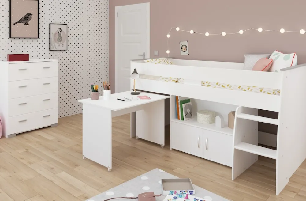 Parisot Kinderzimmer 2-teilig "Reverse 13" Weiß Hot