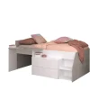 Kinderzimmer 3-teilig "Milky 12" Weiß / Grey Loft ^ Parisot