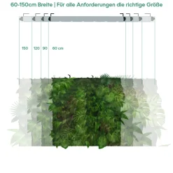 Wall Spot 60cm, Abstrahlwinkel 30°, LED Wachstumslampe, Grow Light für Zimmerpflanzen und Grünpflanzen, Fassaden- und Wandbegrünung ^ Parus by Venso Hot