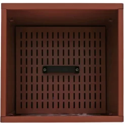 Pelletbehälter -Q30 Ranken,Pelletbox Aufbewahrungsbox für z.B. Tierfutter, Rollen Füße 64x36x36cm ~ kupferfarben ^ MCW Clearance