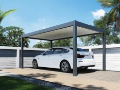 PergoLine Carport aus Aluminium 3 m x 5,3 m anthrazit Outlet
