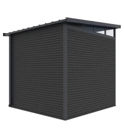 PergoLine Gartenhaus 2222 Aluminium & WPC Anthrazit