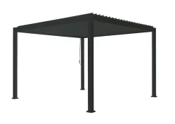 PergoLine Trumpf Pergola Alu Stahl 3 m x 3 m   anthrazit Sale