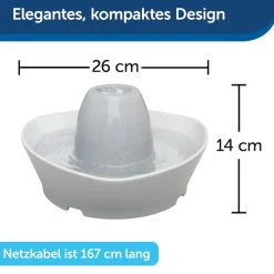 petsafe Keramik-Trinkbrunnen Streamside für Haustiere, 1,8 L Sale