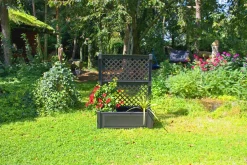 KHW Pflanzkasten groß mit Spalier 100 cm, Anthrazit Clearance