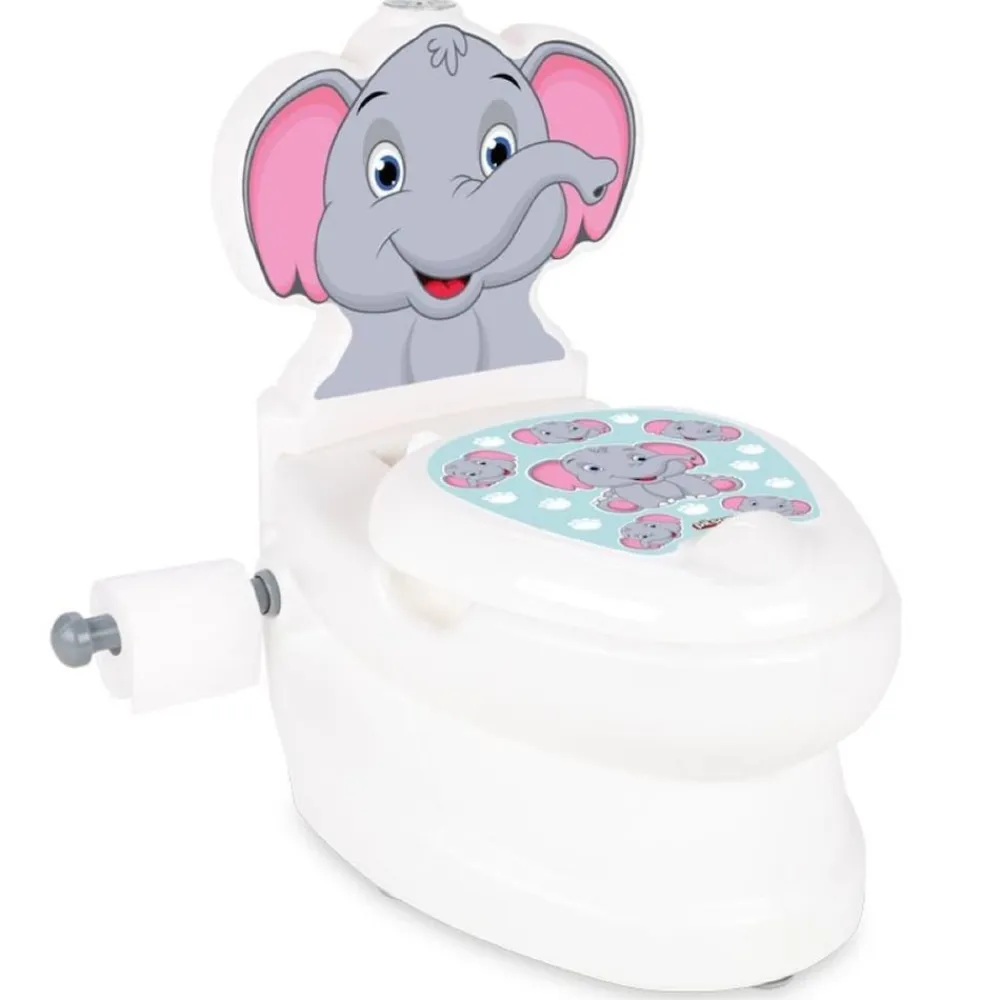 Töpfchen Elefant 07566 Musik Licht Toilettenpapierhalter Behälter Deckel ^ Pilsan Online