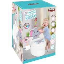 Töpfchen Elefant 07566 Musik Licht Toilettenpapierhalter Behälter Deckel ^ Pilsan Online