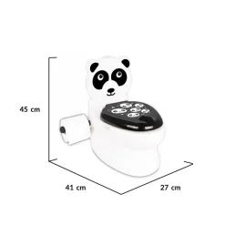 Töpfchen Panda 07561 Toilettenpapierhalter, Musik, Licht, Klappdeckel ^ Pilsan Sale