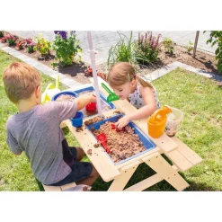 Pinolino Kindersitzgarnitur 'Matsch-Nicki für 4', natur Clearance