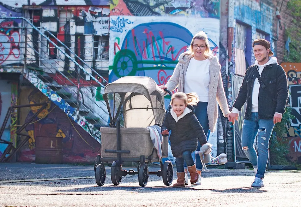 Pinolino Klappbollerwagen Cruiser PI 500 – grau Hot