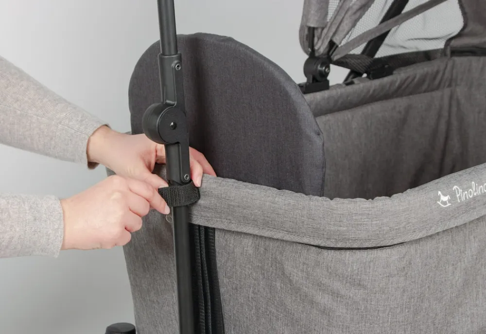 Pinolino Klappbollerwagen Cruiser PI 500 – grau Hot