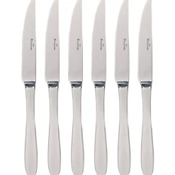 Pintinox Steakmesser geschmiedet Wellenschliff Edelstahl 18/10  Ritz 6 tlg. Best