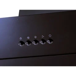 Dunstabzugshaube 9039X, 303m³,LED  Kopffreihaube schwarz 60 cm ^ PKM Best