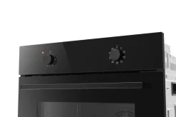 PKM Einbaubackofen EB7B - Einbaubackofen mit schwarzer Glasblende, 64 L, 8 Funktionen Best