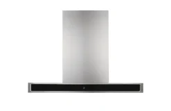 PKM Kaminabzugshaube 8060G Z - 60cm, Touch-Control, Edelstahl, Glasfront schwarz New