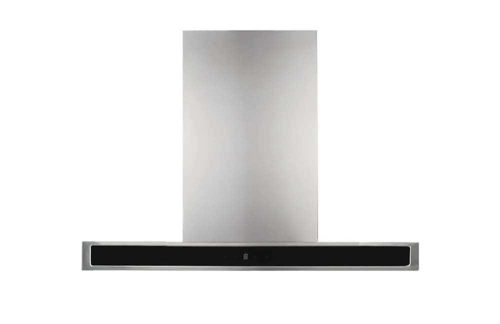 PKM Kaminabzugshaube 8060G Z - 60cm, Touch-Control, Edelstahl, Glasfront schwarz New