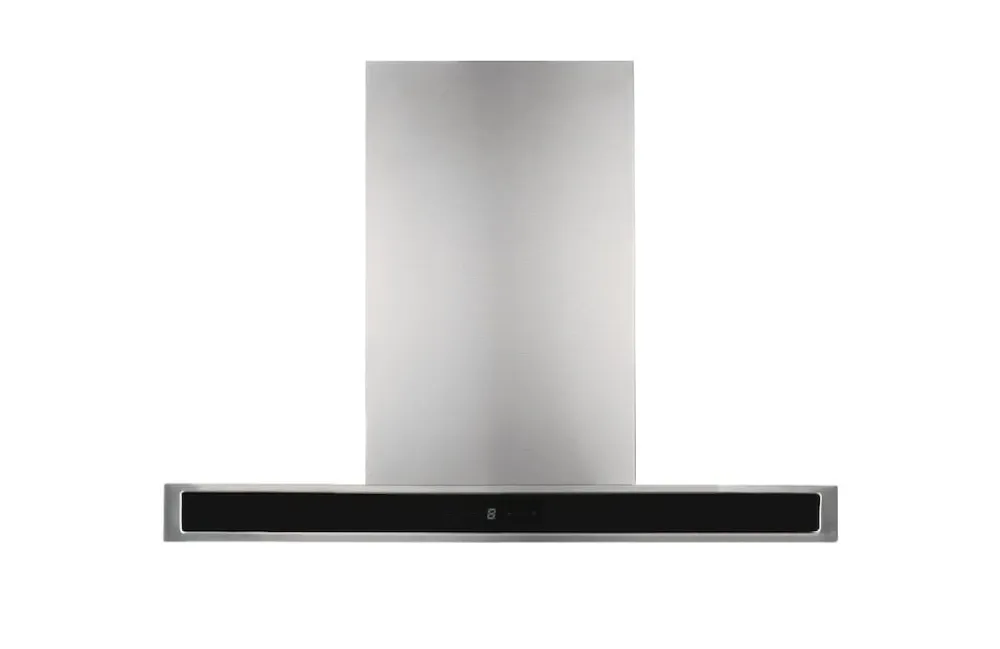 PKM Kaminabzugshaube 8060G Z - 60cm, Touch-Control, Edelstahl, Glasfront schwarz New