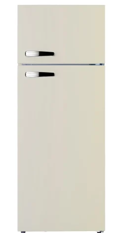 Kühl-Gefrierkombination GK210-2 CR - Creme glänzend ; 206 L (170/36) Nutzinhalt; EEK: E; Maße (HxBxT in cm) 143,00 x 54,00 x 54,50 ^ PKM Best