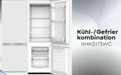 Kühl Gefrierkombination KHKG173WC Weiß 161 L LED ^ PKM Best