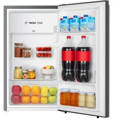 PKM Kühlschrank KS93ESI - Silber, Vollraum mit Fresh Zone ; 94 L  ; EEK: E; Maße (HxBxT in cm) 84,00 x 47,50 x 45,00 Clearance