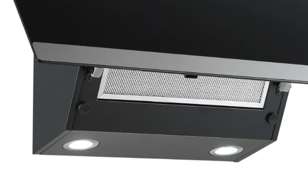PKM Kopffreihaube S33-90A+BTH - 90cm, schwarz, Touch-Control, Dunstabzugshaube Outlet