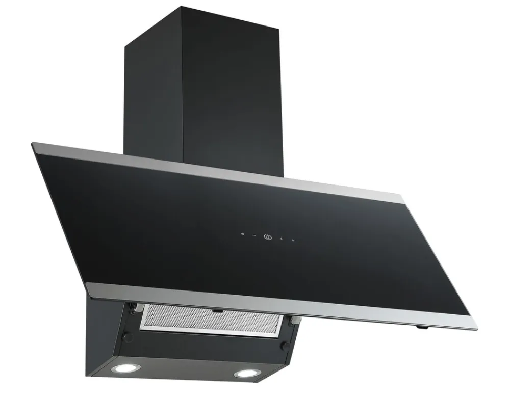 PKM Kopffreihaube S33-90A+BTH - 90cm, schwarz, Touch-Control, Dunstabzugshaube Outlet