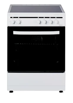 PKM Standherd Elektro EH 4-60 GK6 - Weiss; Standherd 60 cm, EEK: A ;4 Kochzonen, Grill, Umluft, Heißluft, 6 Backofenfunktionen Discount