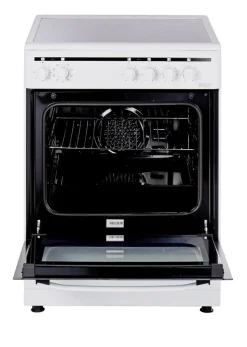PKM Standherd Elektro EH 4-60 GK6 - Weiss; Standherd 60 cm, EEK: A ;4 Kochzonen, Grill, Umluft, Heißluft, 6 Backofenfunktionen Discount