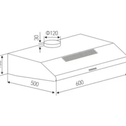 PKM UBH4060-2H Dunstaubzugshaube Best