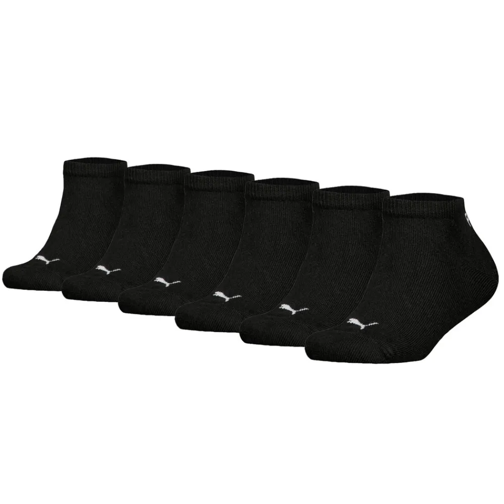 PUMA Plain Sneaker ECOM 6P Unisex Socken Schwarz Clearance