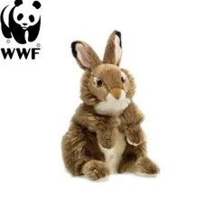 WWF Plüschtier Hase (19cm, sitzend) lebensecht Kuscheltier Stofftier Rabbit Best