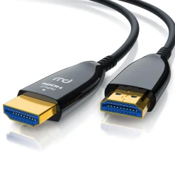 - HDMI Kabel 2.1 Glasfaser, 8K 120Hz, 4k 240Hz, optisches Kabel, HDR10+ 3D eARC CEC, HDCP 2.3 HDMI Kabel Ultra High Speed, Glasfaserkabel - 30m ^ Primewire